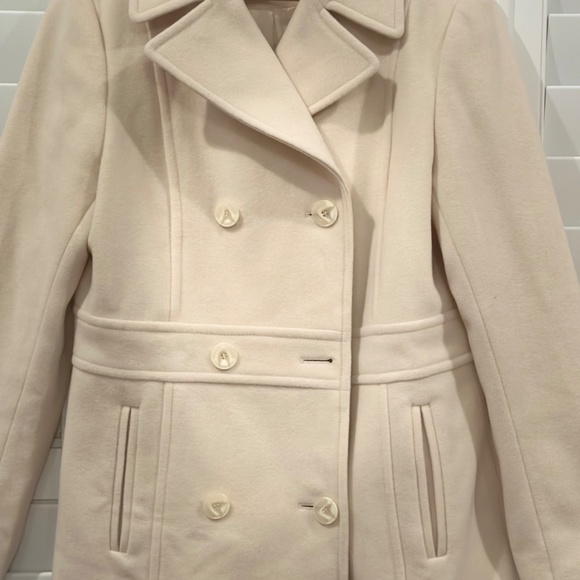 Kenneth Cole Cream Peacoat - Picture 2 of 8
